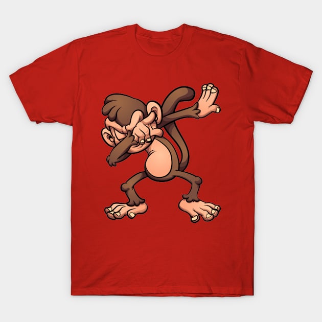 dabbing monkey T-Shirt by hatem